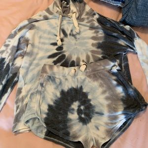 Matching lounge set tie dye
